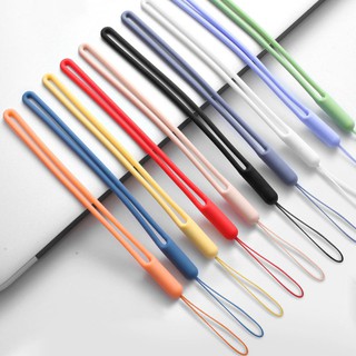 สายคล้องโทรศัพท์สายรัดข้อมือซิลิโคนสายคล้องมือสำหรับ Phone Xiaomi Phone Chain Charm กล้อง USB แฟลชไดรฟ์คีย์สายไฟ