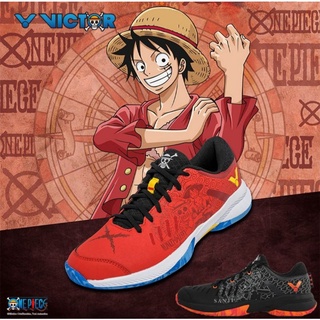 🛒(พร้อมส่ง) 🏴‍☠️ VICTOR x ONE PIECE 🏴‍☠️ Badminton Shoe สินค้ารับประกันของแท้💯%