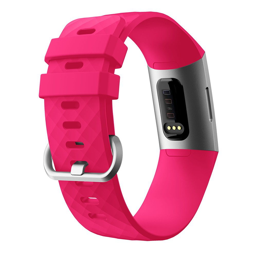 ภาพหน้าปกสินค้าสายนาฬิกาข้อมือ ซิลิโคน สำหรับ Fitbit Charge 3 จากร้าน jessie8814.th บน Shopee