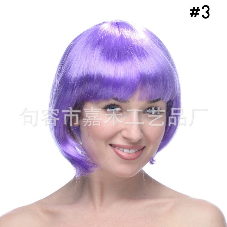 ส่งด่วน-วิกผมแฟนซี-ทรงสั้น-มีหลายสีให้เลือก