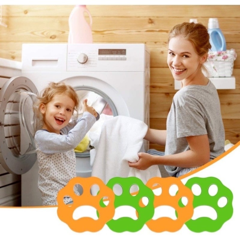 ภาพสินค้าเครื่องซักผ้าสติกเกอร์ซิลิโคน สําหรับสัตว์เลี้ยง ใช้ซ้ําได้ / เครื่องมือซักผ้า ดูดซับขน จากร้าน jylove.th บน Shopee ภาพที่ 1