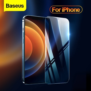Baseus ฟิล์มกระจกนิรภัยกันรอยหน้าจอ 0.3 มม. สําหรับ iPhone 12 Pro iPhone 11 12Pro Max Mini iPhone 12ProMax 2 ชิ้น