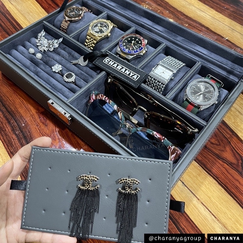 ลดแรง-กล่องใส่เครื่องประดับ-กล่องนาฬิกา-กล่องใส่นาฬิกา-กล่องเครื่องประดับ-กล่องจิวเวลรี่-jewelry-box-storage