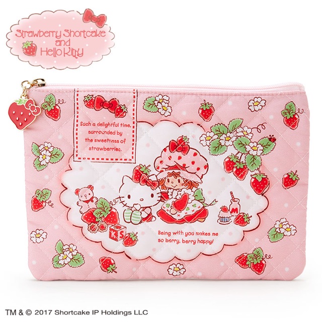 hello-kitty-x-strawberry-shortcake-กระเป๋าดินสอ-คสอ