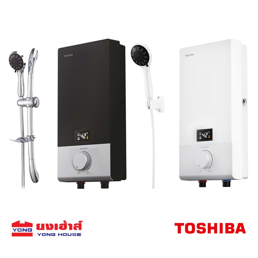 ภาพหน้าปกสินค้า12.12 TOSHIBA เครื่องทำน้ำอุ่น 3800w รุ่น DSK38ES5KW DSK38ES5KB และ 4500w รุ่น DSK45ES5KW DSK45ES5KB จากร้าน yonghouse บน Shopee