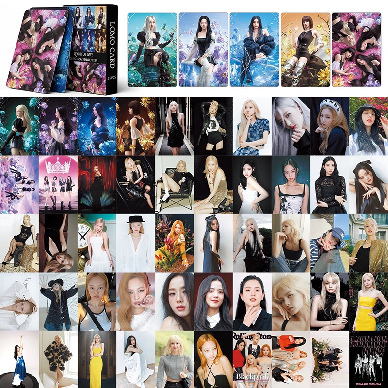 โปสการ์ด-อัลบั้มรูปภาพ-blackpink-lomo-55-ชิ้น-กล่อง-พร้อมส่ง