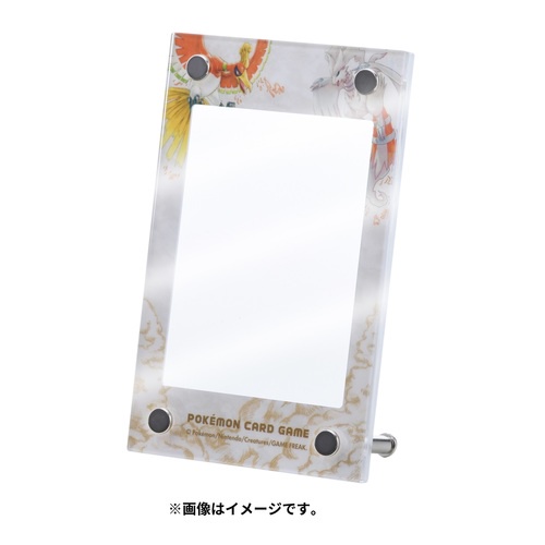 พร้อมส่ง-pokemon-center-japan-กรอบใส่การ์ด-display-frame-ลาย-ho-oh-amp-reshiram