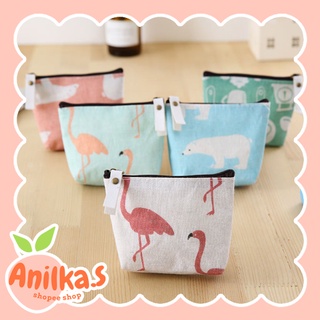 🍑 anilka.s กระเป๋าเงินเหรียญ กระเป๋าน่ารัก กระเป๋ามีซิป กระเป๋าขนาดเล็ก