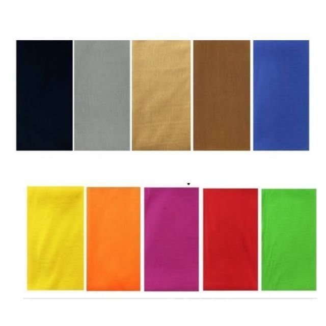 ภาพหน้าปกสินค้าผ้าบัฟสีพื้น มีหลายสีให้เลือก
