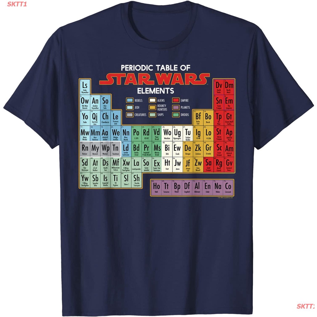 เสื้อยืดโอเวอร์ไซส์sktt1-สตาร์วอร์สเสื้อยืดลำลอง-star-wars-periodic-table-of-elements-graphic-family-suit-t-shirt-t-shir