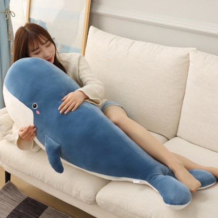 หมอนตุ๊กตาปลาวาฬ-ปลาโลมา-หมอนยาว-หมอนโซฟา-หมอนข้างเตียง