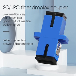 50~300Pcs (optional) SC Fiber Optic Connector Adapter SC / UPC SM Flange Singlemode Simplex SC-SC APC Coupler