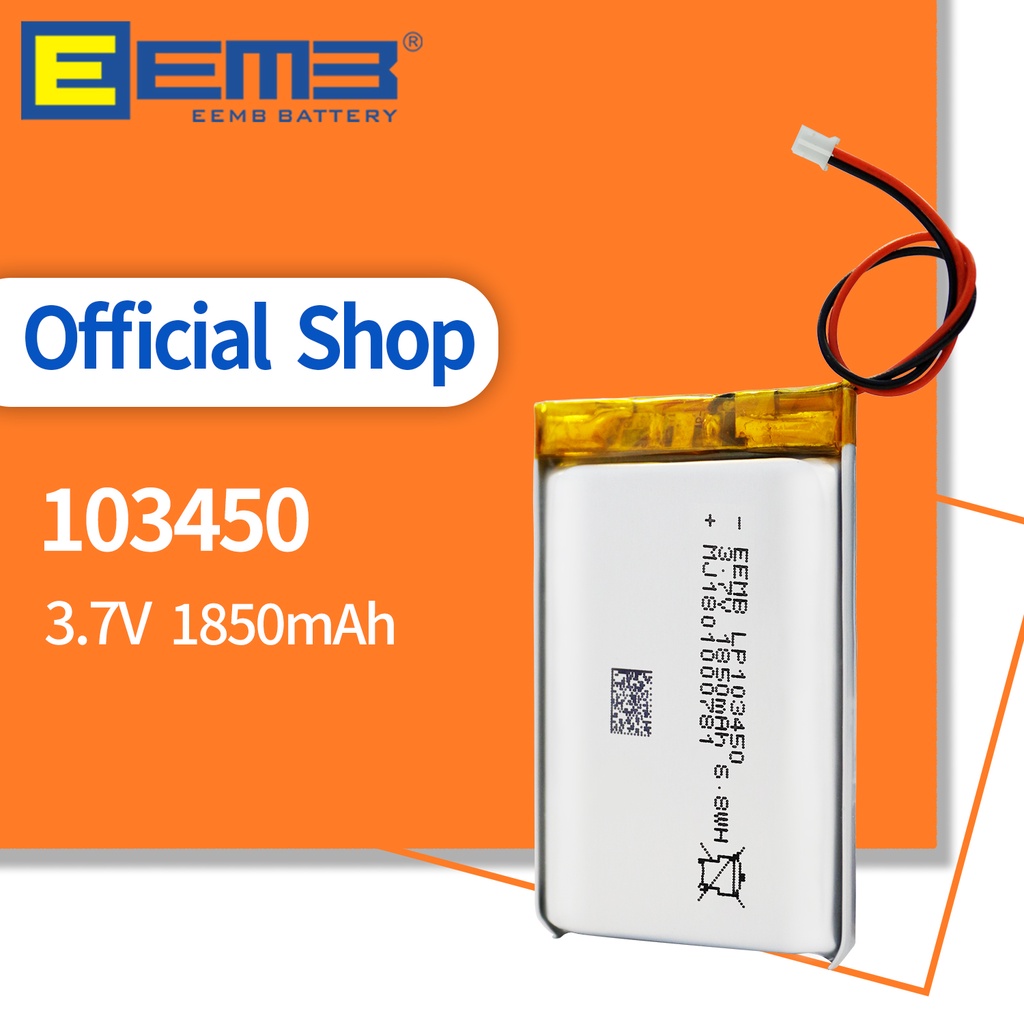 eemb-103450-1850mah-3-7v-lipo-lithium-polymer-rechargeable-battery-lipolymer-cell-batteries-for-gps-dvr-camera-mp5-navig