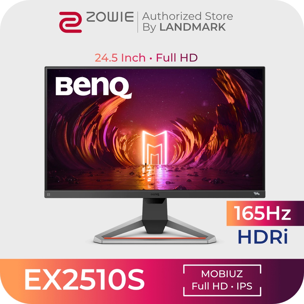 Monitor Gaming BenQ 24.5'' MOBIUZ EX2510S 1ms IPS 165Hz HDRi