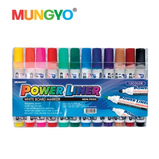 ภาพหน้าปกสินค้าMUNGYO ชุดปากกาไวท์บอร์ด 12 สี  (WHITE BOARD MARKER 12COL) ที่เกี่ยวข้อง