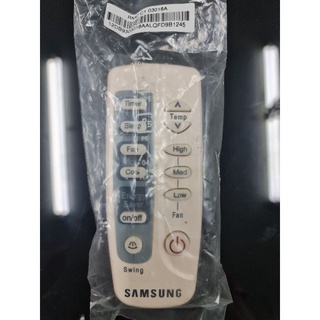 รีโมทแอร์  ซัมซุง รีโมทแอร์ Samsung Remote แท้ ปุ่มล้วน แทน หน้าจอยาว