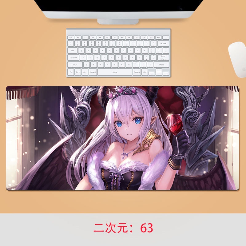 แผ่นรองเมาส์-แผ่นรองเมาส์กันลื่น-ลายanime-ขนาด-80x30cm-กันลื่น-ทนทานgaming-pad