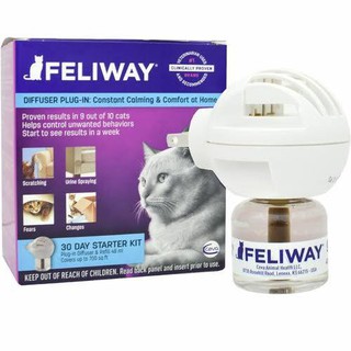 ราคาและรีวิวFeliway Diffuser Plug (ชนิดปลั๊กเสียบ​) ฟีโรโมนสังเคราะห์​ ลดอารมณ์ก้าวร้าว 48ml​ ใช้ได้​ 30​ วัน