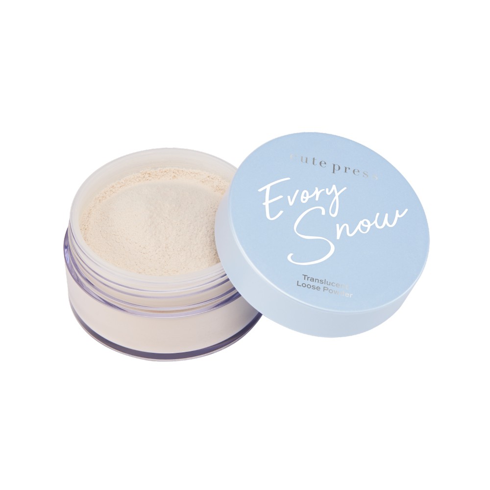 ภาพหน้าปกสินค้าCute Press Evory Snow Translucent Loose Powder ขนาด 15 กรัม แป้งฝุ่นโปร่งแสง จากร้าน multyshopping บน Shopee