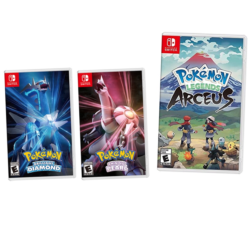 ภาพหน้าปกสินค้าNintendo Switch Pokemon Arceus , Pokemon Diamond , Pokemon Pearl แผ่นเกมโปเกมอน ภาค อาซิอุส , โปเกมอนไดมอนด์ , เพิร์ล จากร้าน tinzshop บน Shopee
