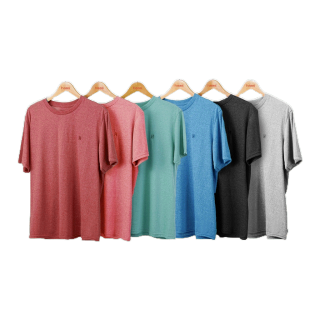 haas เสื้อยืดแขนสั้น unisex ผู้ชาย ผู้หญิง ลายปัก H SHSK2602