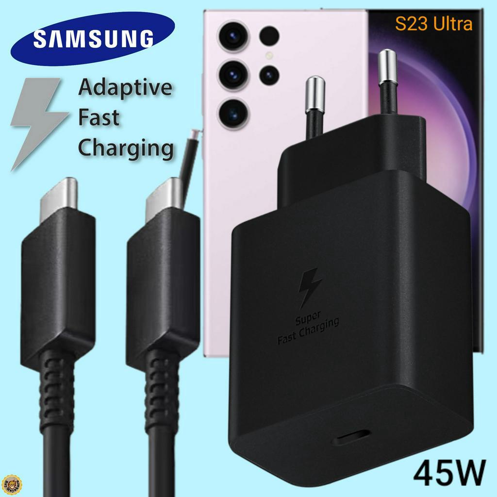 ที่ชาร์จ-samsung-galaxy-s23-ultra-45w-type-c-eu-ซัมซุงแท้-หัวชาร์จ-สายชาร์จ-adaptive-fast-charging-ชาร์จด่วนแบบพิเศษ