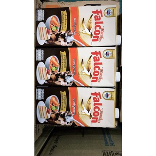สินค้า นกเหยี่ยว ฟอลคอน นมข้นจืด 1000 มล. x 3 กล่อง Falcon นกเหยี่ยว Flavored Milk for Food Beverage Bakery