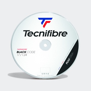 Tecnifibre เอ็นไม้เทนนิส Black Code 17/1.24mm Tennis Strings Reel | Black ( TFR411BK24 )