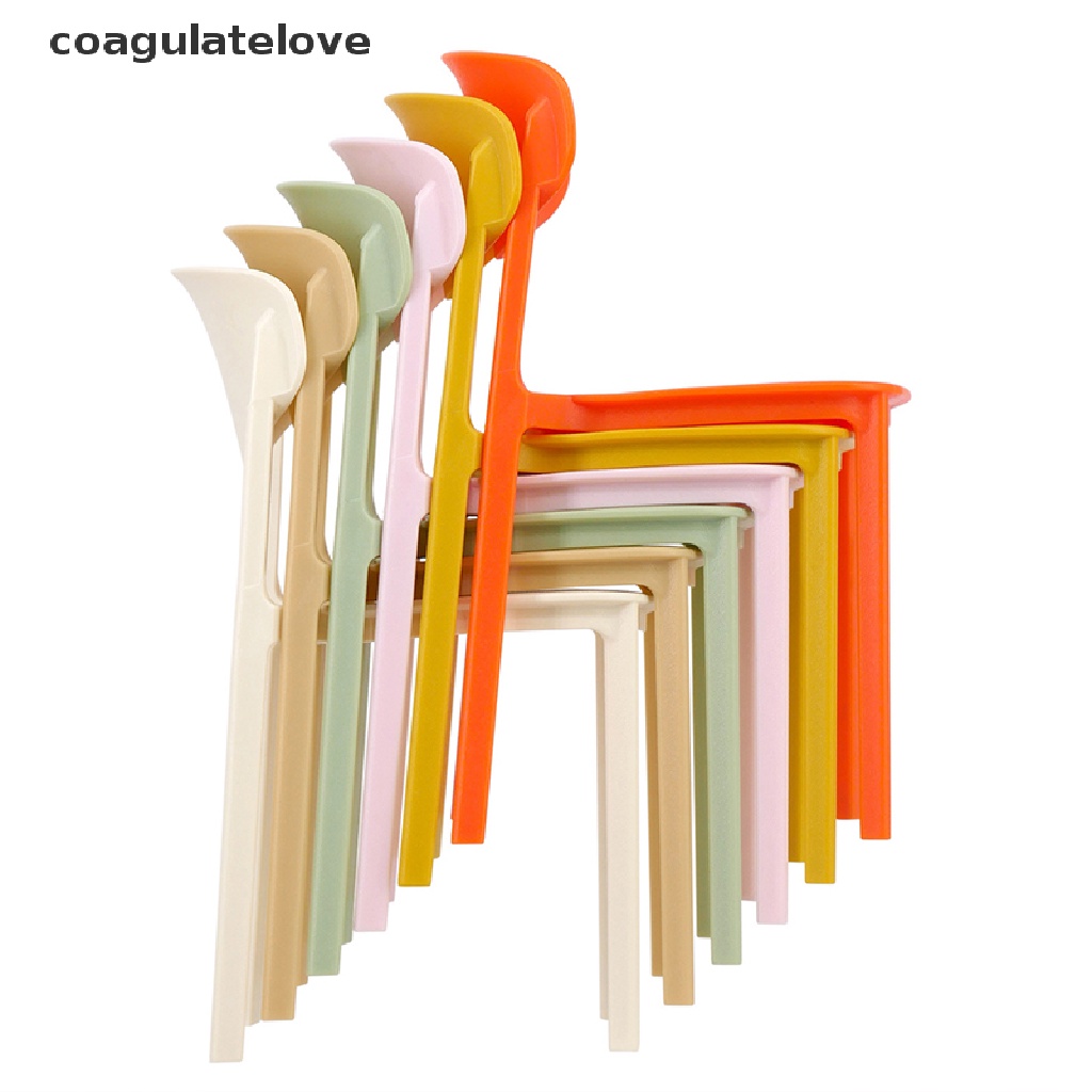 coagulatelove-โมเดลเก้าอี้รับประทานอาหารจิ๋ว-1-6-สําหรับตกแต่งบ้านตุ๊กตา-2-ชิ้น
