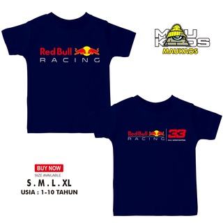 เสื้อยืด ลาย Racing F1 REDBULL RED BULL MAX VERSTAPPEN 33 ทรงสามเหลี่ยม สําหรับเด็ก