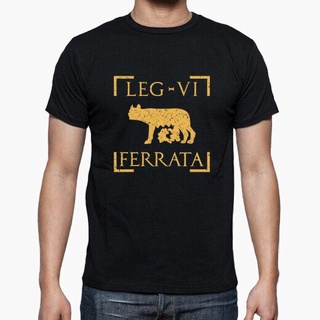 เลโก้ VI Ferrata. เสื้อยืด พิมพ์ลาย Roma Legion The Capitoline Wolf สําหรับผู้ชาย เสื้อยืด คอกลม แขนสั้น ผ้าฝ้าย แฟชั่นฤ