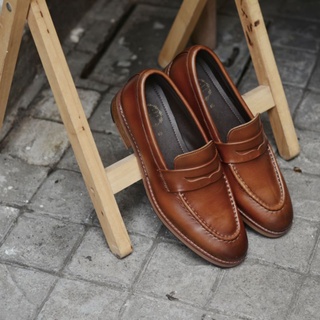 Arcobareno Penny Loafer Paint Wooden Soles