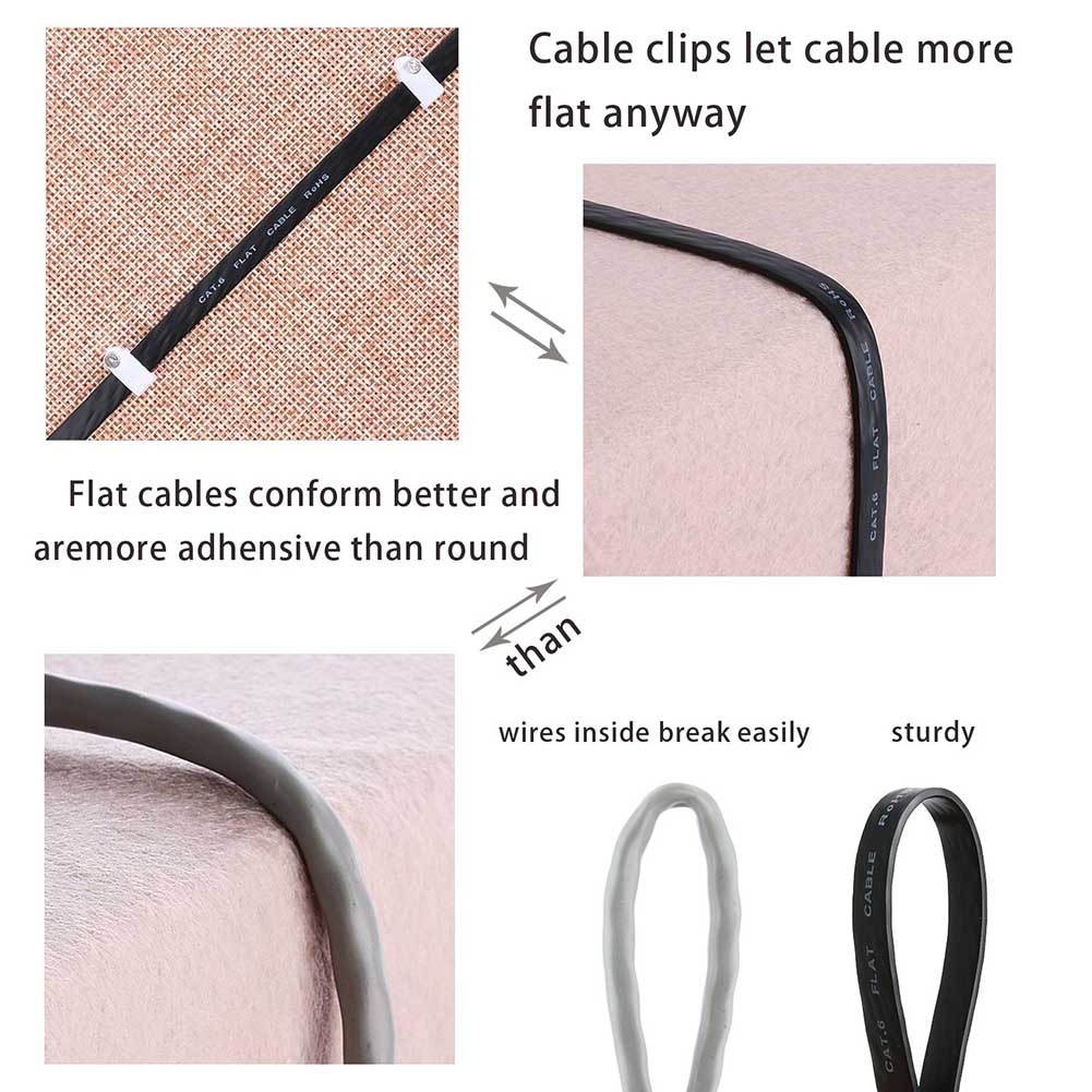 ภาพสินค้าสายแลน แบบแบนEthernet Flat Cable Cat6 Lan Cable UTP CAT6 RJ45 Network Cable 1m 2m 3m 5m 8m 10m Router RJ45 Network Cable จากร้าน jtong0003 บน Shopee ภาพที่ 7