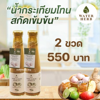 ภาพหน้าปกสินค้าWATERHERB TONE GARLIC EXTRACT น้ำกระเทียมโทน ขิง มะนาว น้ำแอปเปิ้ลไซเดอร์ น้ำผึ้ง สกัดเข้มข้น 100% 2 ขวด ที่เกี่ยวข้อง