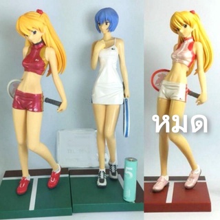 (แท้/มือ,2) Sega Neon Genesis Evangelion REI AYANAMI &amp; SORYU ASUKA LANGLEY TENIS VER.​ อีวานเกเลี่ยน​ อาสีกะ​ เรย์