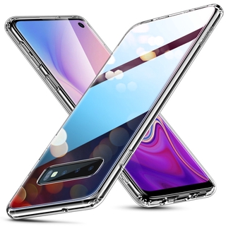 Samsung Galaxy Note 20 20Ultra 10 10Plus 8 9 5 A50 A30S S10Plus โปร่งใส อ่อนนุ่ม TPU ยางทำจากซิลิคอน รุนแรง ผอม กรณี ปก Transparent Case
