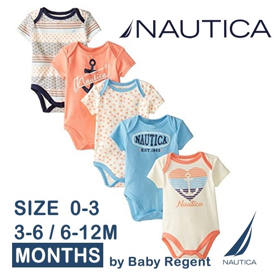 บอดี้สูท-nautica-bodysuits-แพ็ค-5-ตัว-0-3-3-6m-แท้นำเข้าจาก-usa-bodysuit