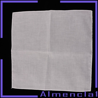 ภาพขนาดย่อของภาพหน้าปกสินค้า( Almencla1 ) ผ้าเช็ดหน้าผ้าฝ้าย 100 % สีขาวสําหรับผู้ชาย 10 ชิ้น จากร้าน almencla1.th บน Shopee