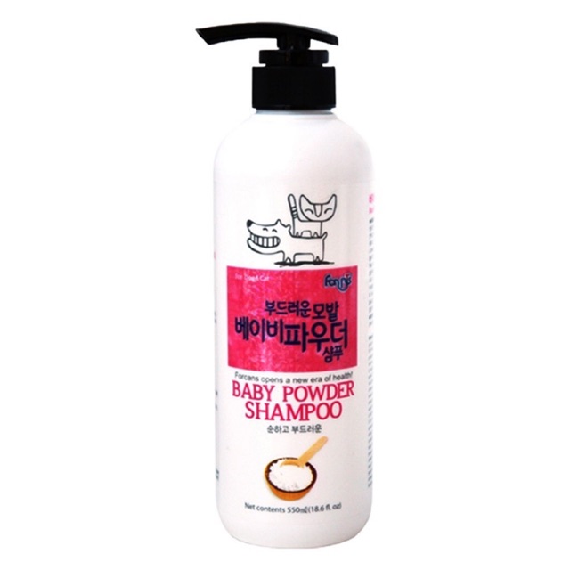 ภาพหน้าปกสินค้าForbis Baby Powder Shampoo แชมพูสูตรอ่อนโยน กลิ่นแป้งเด็ก 550ml จากร้าน moopetshop บน Shopee