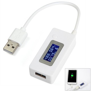 แท่งชาร์จ เทส วัด ทดสอบ แรงดัน กระแส กำลัง ความจุรวม ผ่านพอร์ต USB Keveisi USB Monitor Charger Meter Tester Battery Powe