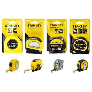 ตลับเมตร 5 เมตร stanley 5 M อย่างดี ราคาถูก ยกกล่อง 6 ลูก เครื่องมือ ช่าง ทั่วไป สร้างบ้าน ช่างไม้ ช่างเหล็ก สแตนเลส