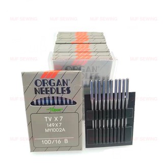 ภาพหน้าปกสินค้าเข็มจักร TVx7 ORGAN(แท้) เบอร์11-เบอร์16 เข็มจักรลาลูกโซ่ ที่เกี่ยวข้อง