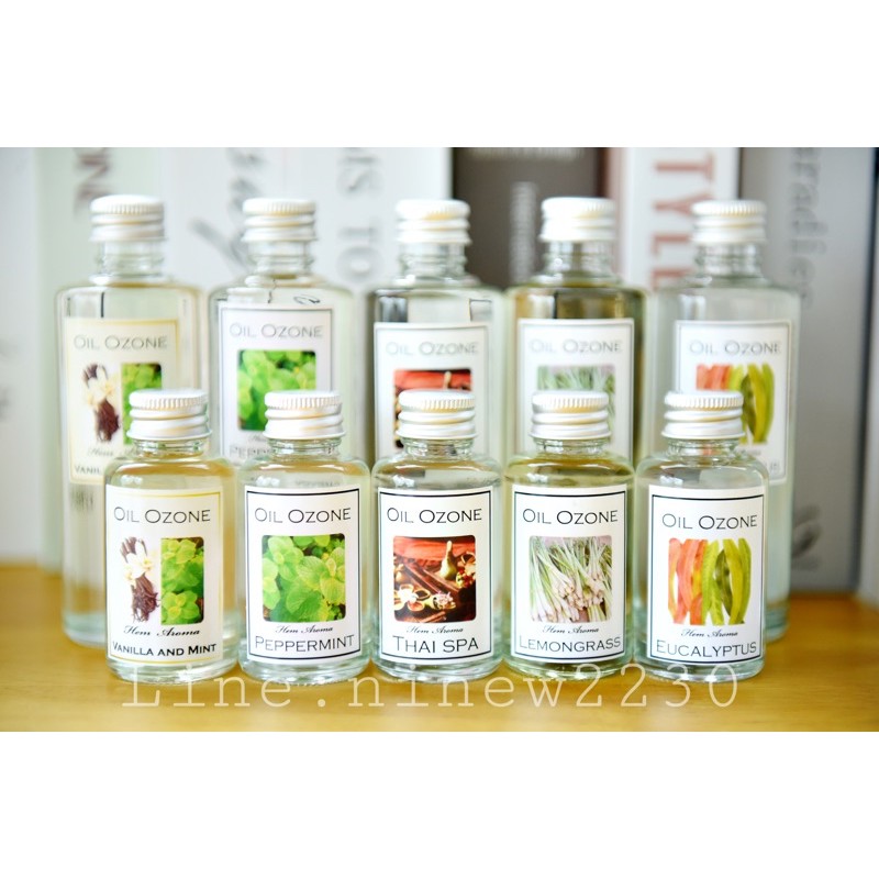 💕Oil Ozone น้ำหอมสำหรับใส่เครื่องพ่นและเครื่องปั่นฟอกอากาศ 30ml85ml By Hem Aroma ของแท้