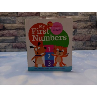 Board Book : My First Number Spanish&English มือสอง