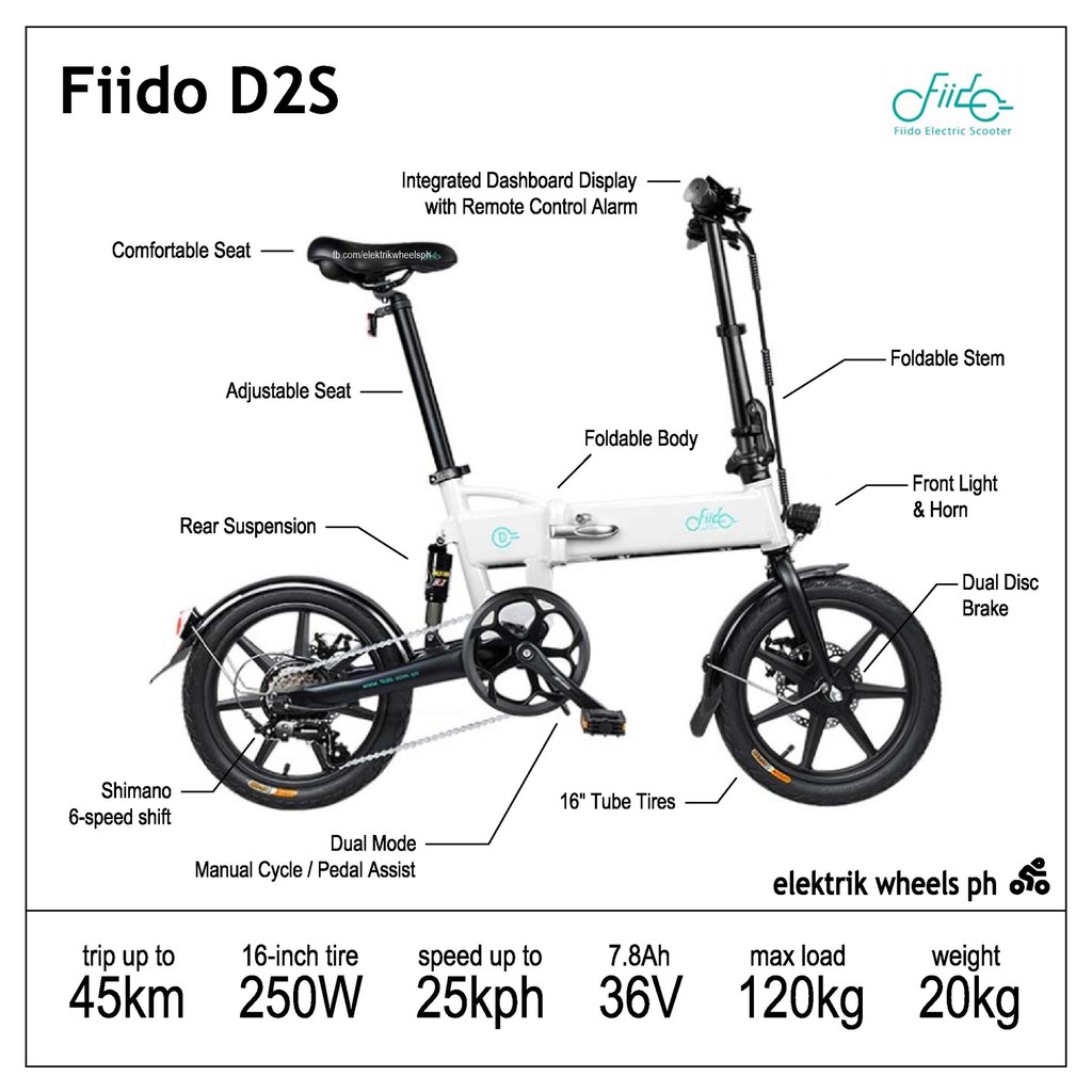 Fiido discount d2s weight