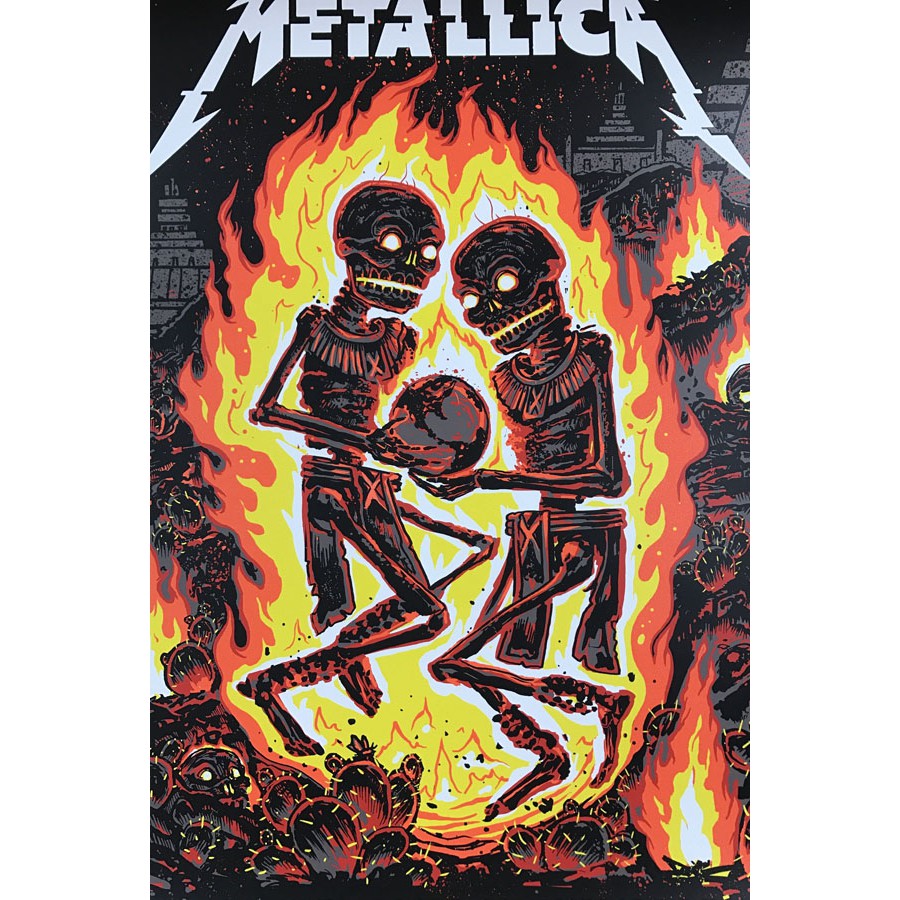 โปสเตอร์metallica-โปสเตอร์เมทัลลิกา-โปสเตอร์-วอลเปเปอร์-ตกแต่งผนัง-poster-โปสเตอร์วินเทจ-โปสเตอร์วงดนตรี