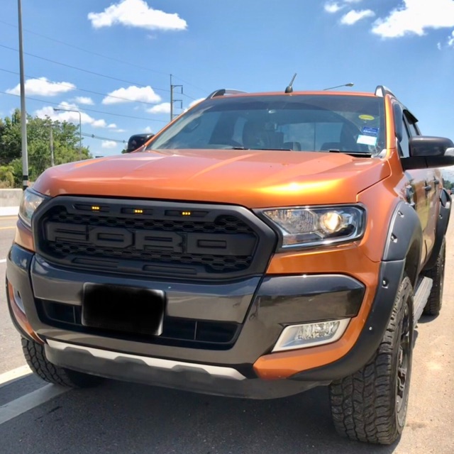 กระจังหน้าแร๊พเตอร์ front gril raptor ranger 2015 - 2018+ เทาดำไวแทค ...