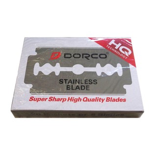 ภาพขนาดย่อของภาพหน้าปกสินค้าโฉมใหม่แท้100% Dorco Stainless Blade ใบมีดโกน ตราดรอโก้ ใบมีด 2คม ผลิตจากสแตนเลส อย่างดี 1แถวบรรจุ 100ใบ จากร้าน comicjimmy บน Shopee