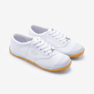 รองเท้าผ้าใบขาวเบรคเกอร์ฟุตซอลแท้100% ผ้าใบพละ ผ้าใบวิ่ง ผ้าใบเล่นกีฬา รองเท้าเบรคเกอร์bk4 รองเท้าฟุตซอล