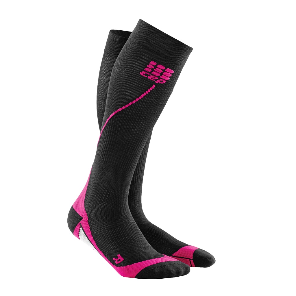 cep-run-socks-2-0-women-black-pink-ถุงเท้ารุ่น-2-0-ความยาวคลุมเข่าผู้หญิง
